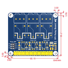 RPi Relay Board 3 Channels 5V