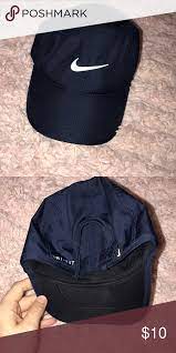 Like New Women S Nike Dri Fit Hat In Navy Lightly Worn Women S Nike Dri Fit Hat In Perfect Condition Nike Accessories H Fitted Hats Clothes Design Nike Dri Fit