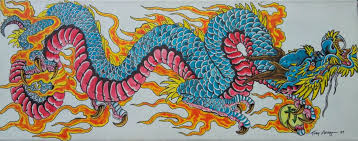 Its a fairy complex drawing but i'm sure with some practice and. Japanese Dragon Paintings