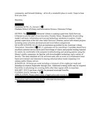 Part Time Adult Services Librarian Cover Letter Open Cover Letters