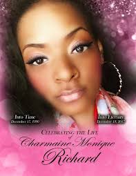 Charmaine richard obituary sm by Ronald W Jackson