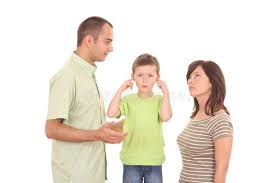 Family Arguing Parents And 5 6 Years Old Boy Isolated On White Ad Parents Arguing Family Years White A Step Parenting Divorce And Kids Parenting