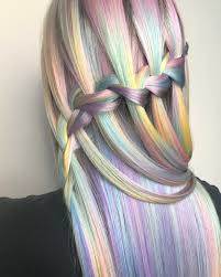 This is a tutorial of the process that i use to lighten my hair. Kaleidoscope Hair Is The Watercolor Take On Rainbow Dye Jobs Allure