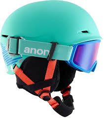 Anon Define Kids Ski Snowboard Helmet L Xl Bc Teal