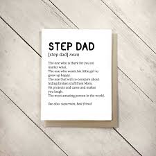 Birthday Card For Father From Daughter And Son Step Dad Father S Day Card Step Dad Birthday Card Father S Day Gift From Daughter Step Dad Birthday Gift From In 2020 Step Dad Gifts Dad Birthday Card Dad Birthday