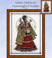 Check spelling or type a new query. Native American Hummingbird Maiden Cross Stitch Pattern Jannz Craft Shop