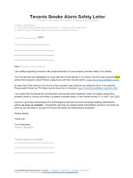 We are a recruitment firm. Tenants Smoke Alarm Safety Letter Property Owners Version