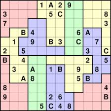 The key to solving jigsaw sudoku is of course to make the most of the shapes of the regions. Buy Jigsaw Sudoku Logic Puzzles From Any Puzzle Media