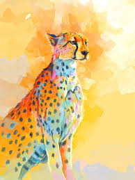 Flo Art Studio Home Animal Paintings Paintings Art Prints Cat Art