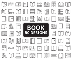 Books Book Stack Book Icons Paper Documents Clip Arts Set Etsy Book Icons Silhouette Clip Art Clip Art