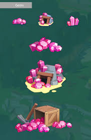 Gems Icons And Shop Sketches For Planet Gold Rush On Behance Game Item Game Gem Game Design