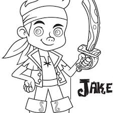 Große auswahl an jake the pirate. Jake The Leader Of Never Land Pirates Coloring Page Kids Play Color