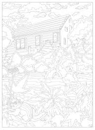 Download Amazon Com Creative Haven Country Scenes Color By Number Coloring Book Creative Haven Coloring Books 9780486822808 Toufexis George Books