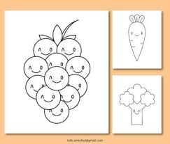 This coloring page features an assortment of vegetables. Vegetable Coloring Pages Freebies By Kids Selected Tpt