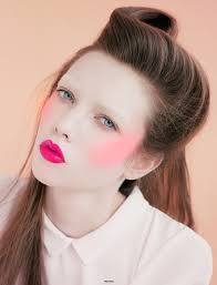 Bold Lips And Cheeks Pastel Makeup Creative Makeup Fashion Makeup