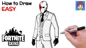 Grab your pen and paper and follow along as i guide you through these step by step drawing. How To Draw Fortnite Wild Card Step By Step Fortnite Skins Drawing Youtube