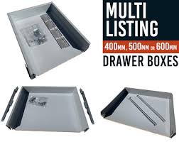 Please note these are not cheap units like you get in the big diy stores, they are a high quality solid cabinets that will last for many years. B Q Kitchen Cabinet Unit Cupboard Drawer Box Runners Drawers 500mm Soft Close Ebay