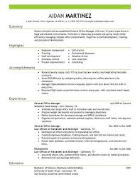 manager resume, job resume examples