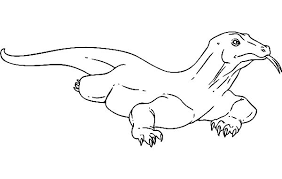 We have over 500 animal coloring pages for you to print. Cute Komodo Dragon Coloring Page Novocom Top