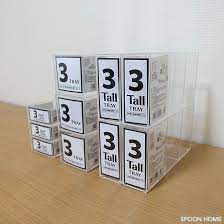 100均セリア 仕切り3トレー トール の収納アイデア 活用法をブログレポート 収納 アイデア セリア 収納