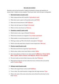 We've answered a ton of your questions in the past, from ones about embarrassing bodies and. End Of Year Ks3 Science Quiz 2 Teaching Resources