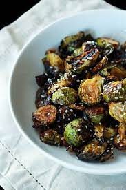 Honey Soy Oven Roasted Brussels Sprouts Recipe Sprout Recipes Honey Brussel Sprouts Baked Brussel Sprouts