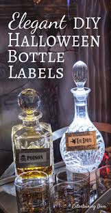 Satisfaction guaranteed · $50+ orders ship free · customizable labels How To Make Elegant Diy Halloween Bottle Labels Entertaining Diva From House To Home