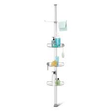 Simplehuman Vertical Tension Shower Caddy Shower Caddy Simplehuman Shower Basket