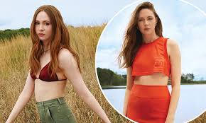 Karen Gillan admits she talks more freely about anxiety as she poses for  Womens Health | Daily Mail Online