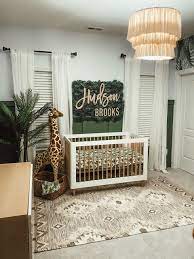 Buy top selling products like levtex baby mozambique nursery bedding collection and lambs & ivy® urban jungle me & mama table lamp in grey/white. Modern Boy Jungle Nursery Project Nursery Nursery Baby Room Jungle Theme Nursery Nursery Room Boy