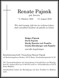 Check out pajonk's art on deviantart. Traueranzeigen Von Renate Pajonk Ga Trauer De