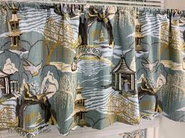 Check spelling or type a new query. Pair Drapery Panels Custom Curtains 24 Narrow Asian 52 Wide Robert Allen Neo Toile Pagoda Cove Cotton Slub Curtain Panel Curtains Window Treatments Home Living