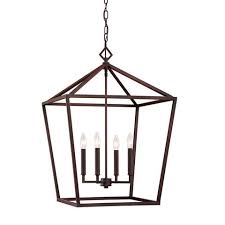 Large Poppy Cage Lantern In Bronze Lighting Connection Lighting Connection