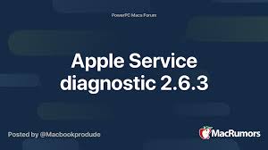 Apple Service Diagnostic 2 6 3 Macrumors Forums