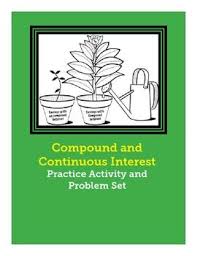 This Activity Is Meant As Additional Practice Reinforcement After A Lesson On Calculating Compo Compound Interest Math Middle School Math Resources Problem Set
