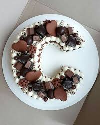 Pin By Marta On Cake Alphabet Cake Biscuit Cake Cake Lettering