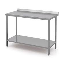 Maybe you would like to learn more about one of these? Stainless Steel Prep Table Working Modern Expo Commercial