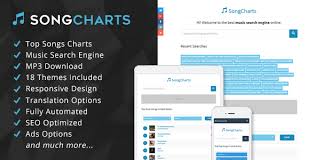 Songcharts Top Songs Charts And Mp3 Music Search Engine Script