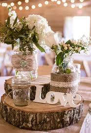 These wildflower and sunflower centerpieces, which are great for a casual, boho look. Blue And Yellow Rustic Wedding Ideas Beloved Blog