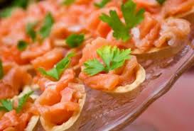 Smoked Salmon Savoury Boats Fabulous Catering Food Finger Food Catering Cold Meals
