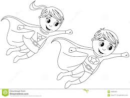 Happy Superhero Kid Kids Flying Isolated Coloring Page Super Hero Coloring Sheets Superhero Coloring Pages Superhero Coloring