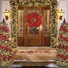 Perfect for outdoor lighting in homes, restaurants and hotels. Google Image Result For Http Www Decor Medley Com Image Files Christmas Decorations For The Home Christmas Door Decorations Front Door Christmas Decorations