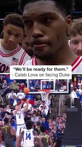 Caleb Love’s answer when asked about facing Duke 🔥🏀 #HitTheBooks #CBB  #CollegeBasketball #Basketball #CollegeHoops #Hoops #Sports #MarchMadness  #March #Highlight #Highlights #Reaction #Debate #Bracket ...