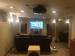 Gettin ready to start a basement and had a question about ceilings. Loking To Install Projector In Basement With 7 Foot Ceilings But Best Buy Said Not A Good Idea Page 2 Home Theater Forum And Systems