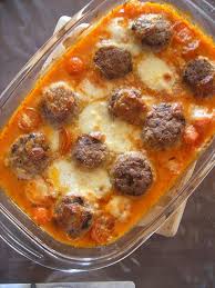 Melina Chocolat Boulettes De Viande Sauce Tomate Et Mozzarella