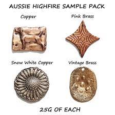Lay a sheet of copper on top of a sheet of white copper and make a jelly roll. Aussie High Fire Sampler Pack Metal Clay Discount Supply