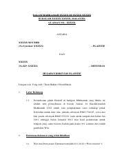 Kaedah kaedah mahkamah persekutuan 1995 pdf. Sample Format Hujahan Bertulis Permohonan Interlokutori Pdf Dalam Mahkamah Xxxxx Di Xxxxx Xxxxx Di Dalam Xxxxx Xxxxx Malaysia Guaman No Xxxxx Antara Course Hero