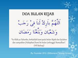 Ini dibolehkan selagi mana dia tidak beriktikad adalah lebih utama untuk. Amalan Bulan Rejab 2020