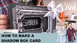 Fold all the score lines in towards the center and use the bone folder to create a good crease. Tonic Studios Live No 24 How To Make A 3d Shadow Box Tunnel Card Craft Tutorial Youtube