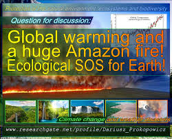 Global Warming And A Huge Amazon Fire Ecological Sos For Earth